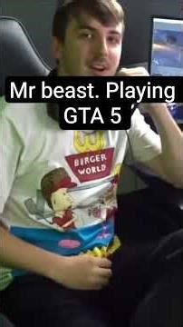 Mr Beast playing GTA 5 #mrbeast #viral #trending #gta5 #gta #beastgaming #gaming