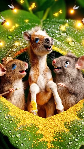 Documenting the Tiny Heroes' Leaf-Top Rescue