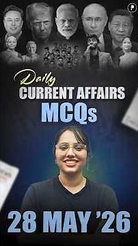 Daily Current Affairs MCQ | Current Affairs Today I 28 May 2026 #parchamclasses