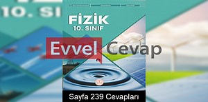 10. Sınıf Fizik Ders Kitabı Meb Yayınları Cevapları Sayfa 239
