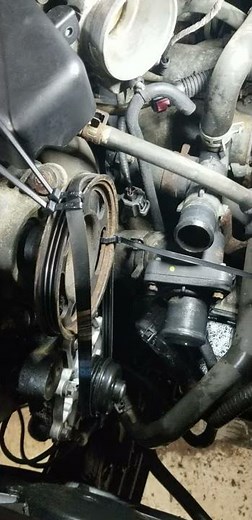2004 Escape water pump belt replacement v6