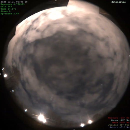 2026-02-20 [40 secs] [4K] 40s Night Sky Beautiful Relaxing Night Sky in Glorious 4K | Stars, Meteors