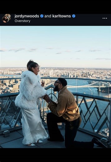 😌 #jordynwoods #karlanthonytowns #fyp #engaged #khloekardashian | Jordyn Woods