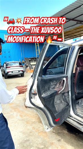 “🚗💥From Crash to Class — The XUV500 Modification 🔥” #trending #xuv500#xuv500modified #caraccident