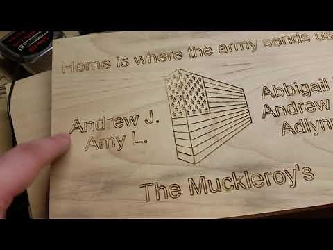 Cutting Sign On 3018 CNC
