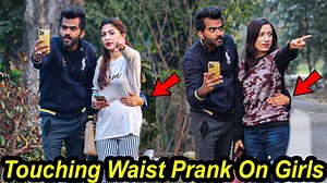 Touching Girl's Waist Prank with twist-most viral part 2 | Zero Brand