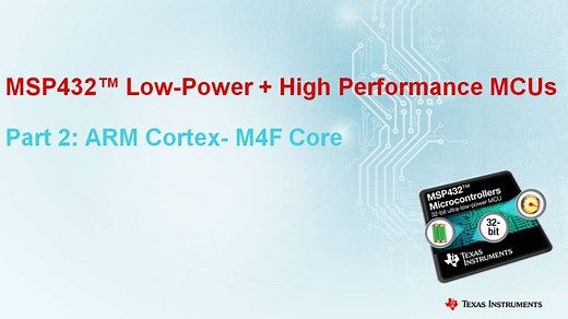 SimpleLink™ MSP432™ low-power and high-performance MCUs | TI.com