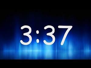 3:37 Minutes Timer / Countdown from 3min 37sec