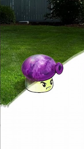 Fume-Shroom 🍄 Plants Vs Zombies #realistic mod