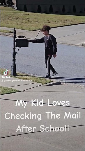 Boys Checking The Mail!