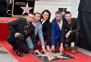 *NSYNC reunited at the MTV Video Music Awards for the first time in a decade