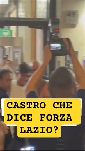 CASTRO SAYING FORZA LAZIO? #shorts #ultras