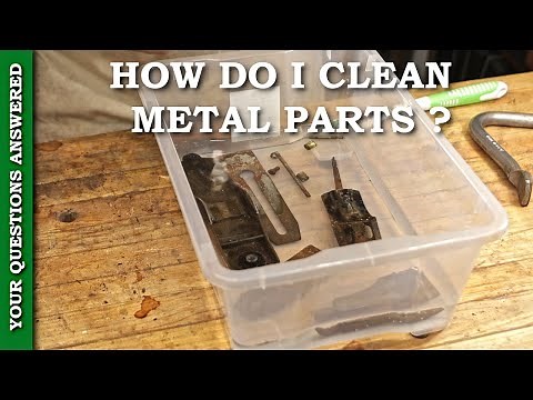 How I Clean Metal Parts for Restorations