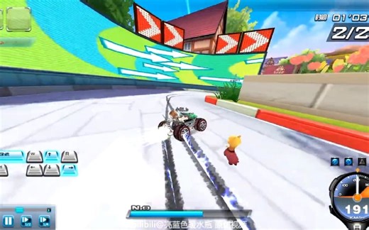 【QQ飞车】用雷诺跑轮滑赛道是怎样一种体验？（第三期）