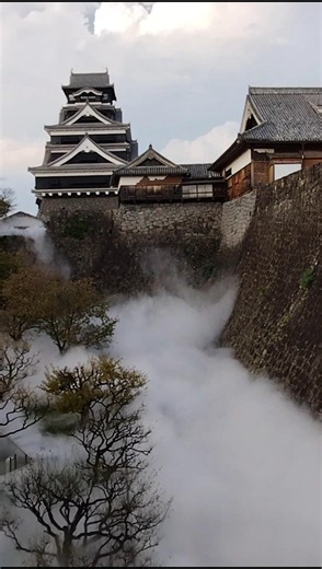 雲上の熊本城 Kumamoto Castle