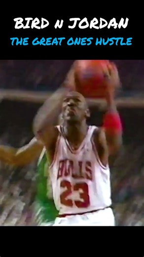 Michael Jordan DESTROYS Larry Bird's Sneaky Play with EPIC 2-Handed SLAM! #goat #nba