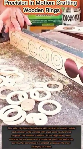 Precision in Motion: Crafting Wooden Rings