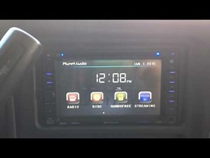 2004 Chevy suburban. Planet audio double din. P9640b. Bluetooth.