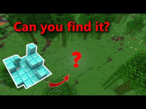 Minecraft: Completely UNDETECTABLE Secret Base Tutorial
