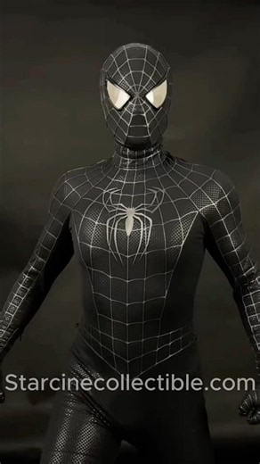 Sam Raimi Black Suit Spider-Man Cosplay hits different! 🤯🖤