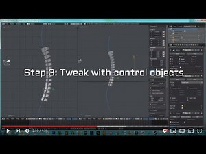 3 Step Spine (setup in blender)