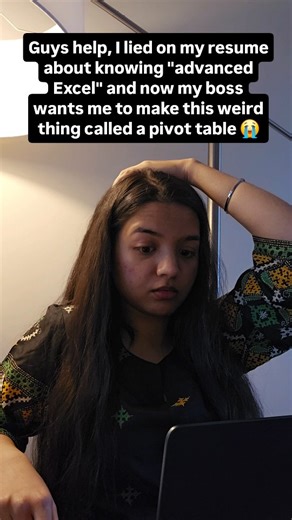 Algorithm Research I Economics & Markets on Instagram: "Someone save me... I said I knew advanced Excel 📊😭 #Relatable #OfficeHumor #GenZ #GenZMemes #WorkHumor"