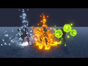 Toon liquid effects | Demo for the Unity Asset Store