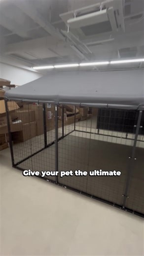 Premium Pet Enclosure for Comfort and Safety