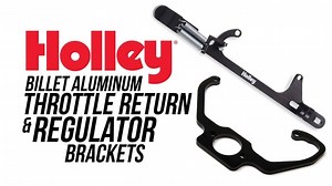 Holley Billet Aluminum Throttle Return and Regulator Brackets