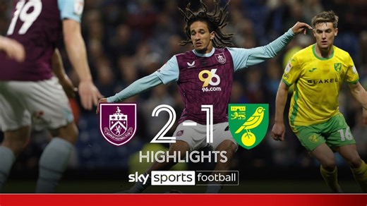 Burnley 2-1 Norwich | Championship Highlights