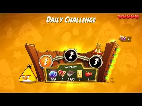 DC 4-5-6 Rooms - No Red,Blues,Chuck,Matilda,Hal - Daily Challenge, Angry Birds 2
