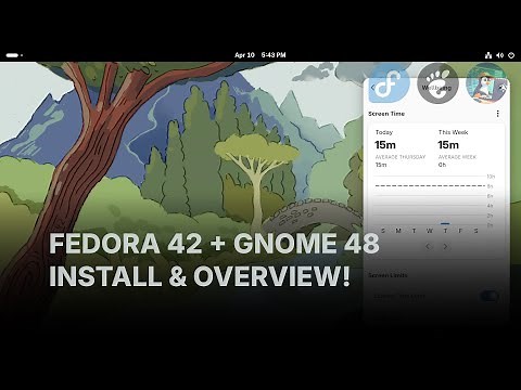 🚀 Fedora 42 + GNOME 48: Install & Overview! (Beta)