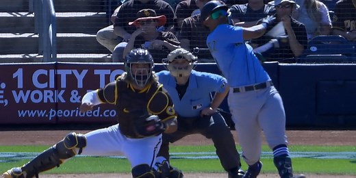 Rodríguez, No. 3 overall prospect, blasts monster HR in 1st spring AB