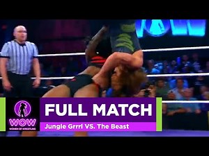 Jungle Grrrl VS. The Beast - WOW Women Of Wrestling - WOW Superheroes