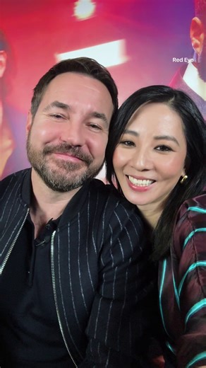 Happy New Year from Jing Lusi and Martin Compston 🎉 Sofa day? Make it a Red Eye day and kick off 2026 with some great telly ✈️ #RedEye #JingLusi #MartinCompston | ITV