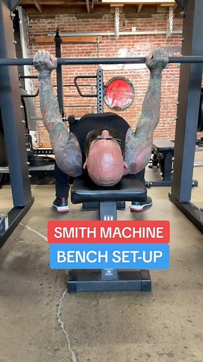 46K views · 489 reactions | Here’s a trick for the PERFECT Smith machine bench press setup 易#chest #chestflye #chestworkout #chesttraining #workoutgym #phd #workout #trainingtips #workouttips #jymsupps #jymarmy #fyp #jym | Dr. Jim Stoppani | Facebook