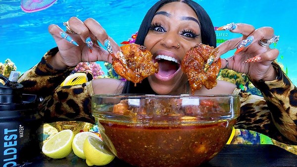 Watch us eat this massive giant shrimp boil mukbang feast