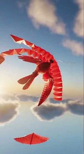 Balloon Transforms Into Bird: A Mesmerizing Freedom Metaphor Journey,