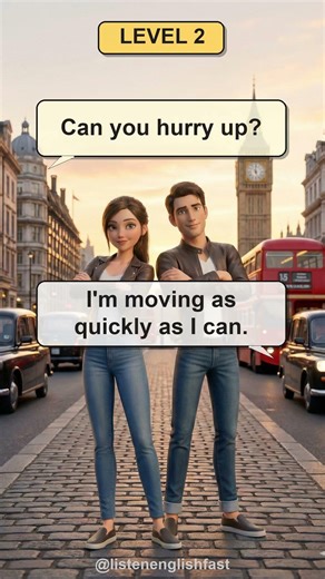 3 Levels of English: Speed ⚡ #shortsfeed