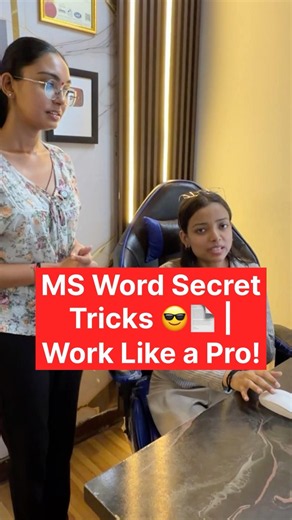 MS Word Secret Tricks 😎📄 | Work Like a Pro!