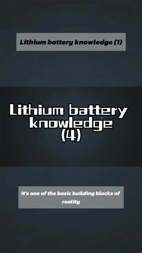 Future of energy:exploring the principles of lithium batteries#lithiumbattery #battery #energystorage #electricvehicles #futuretech #techexplainer