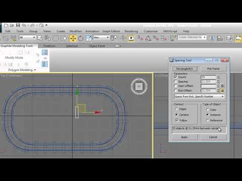 3ds Max Tutorial: Railway tracks