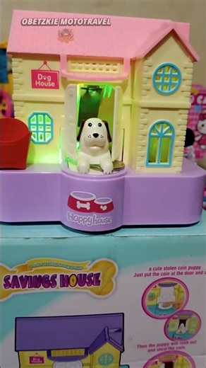 Playing vending machine, Mini doghouse toy and Hello Kitty Ladder toy #trending #viral #shortvideo