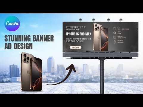 Create a Professional Advertising Banner in Canva | Step-by-Step Tutorial #canva #bannerdesign
