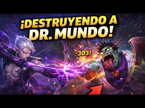 Medicando al doctor mundo | LEAGUE OF LEGENDS wild RIFT | GAME PLAY