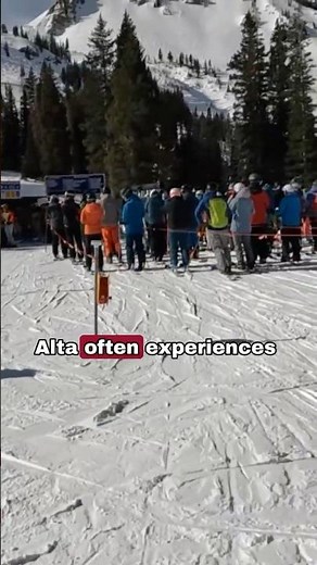 Alta Crowds Review! #alta #altaskiarea #altaskiresort