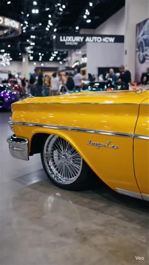 The 1960 Chevrolet Impala Lowrider is a legendary American classic known for its elegant design,