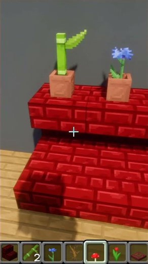 Minecraft plant decorations design #minecraft