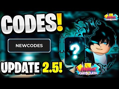 🔥*NEW* All Working UPDATE 2.5 CODES FOR ANIME CARD CLASH! ROBLOX ANIME CARD CLASH CODES