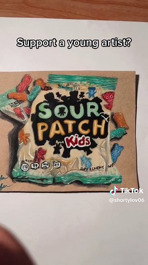 Realistic Candy Drawing Process | Artistic Masterpiece